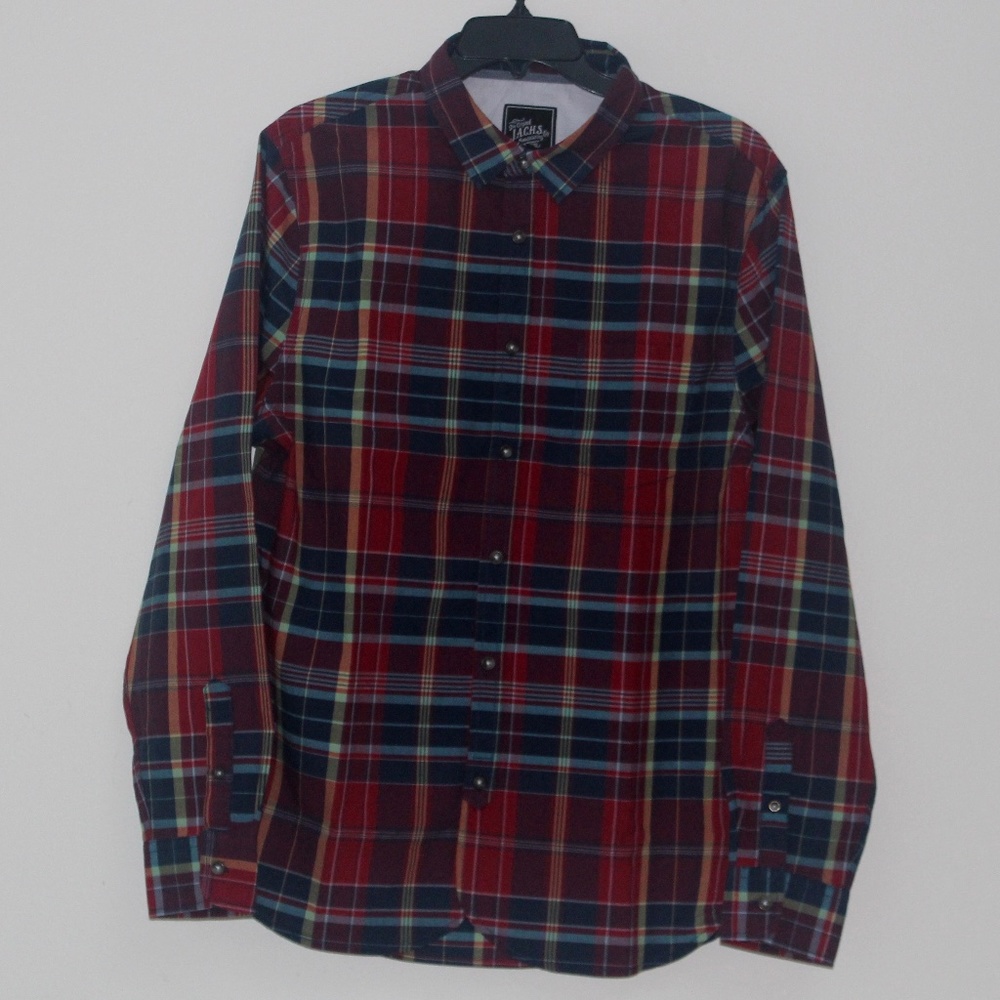 Jachs Men's Plaid Shirt - Size Large